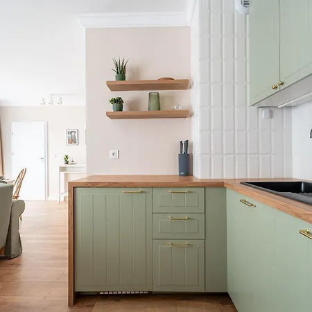 아파트 Oliwny 34 - Balkon Z Widokiem Na Gory